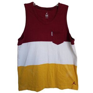 Air Jordan Jumpman Colorblock Tank Top, Size L 100% Cotton - See Flaws